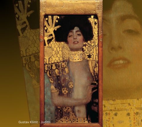 Door de hand van een vrouw. Het Bijbelboek Judit