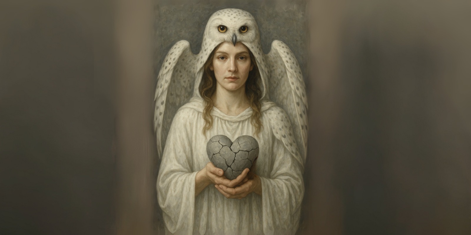 Een sneeuwwit vogeltje