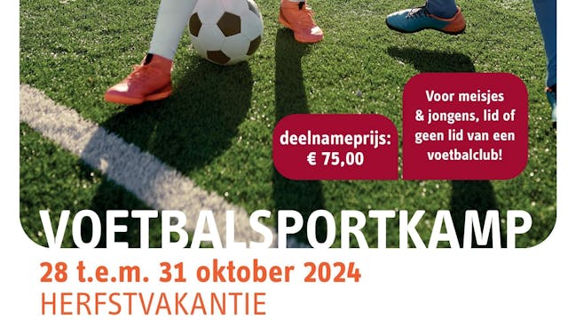 VOETBALKAMP HERFSTVAKANTIE
