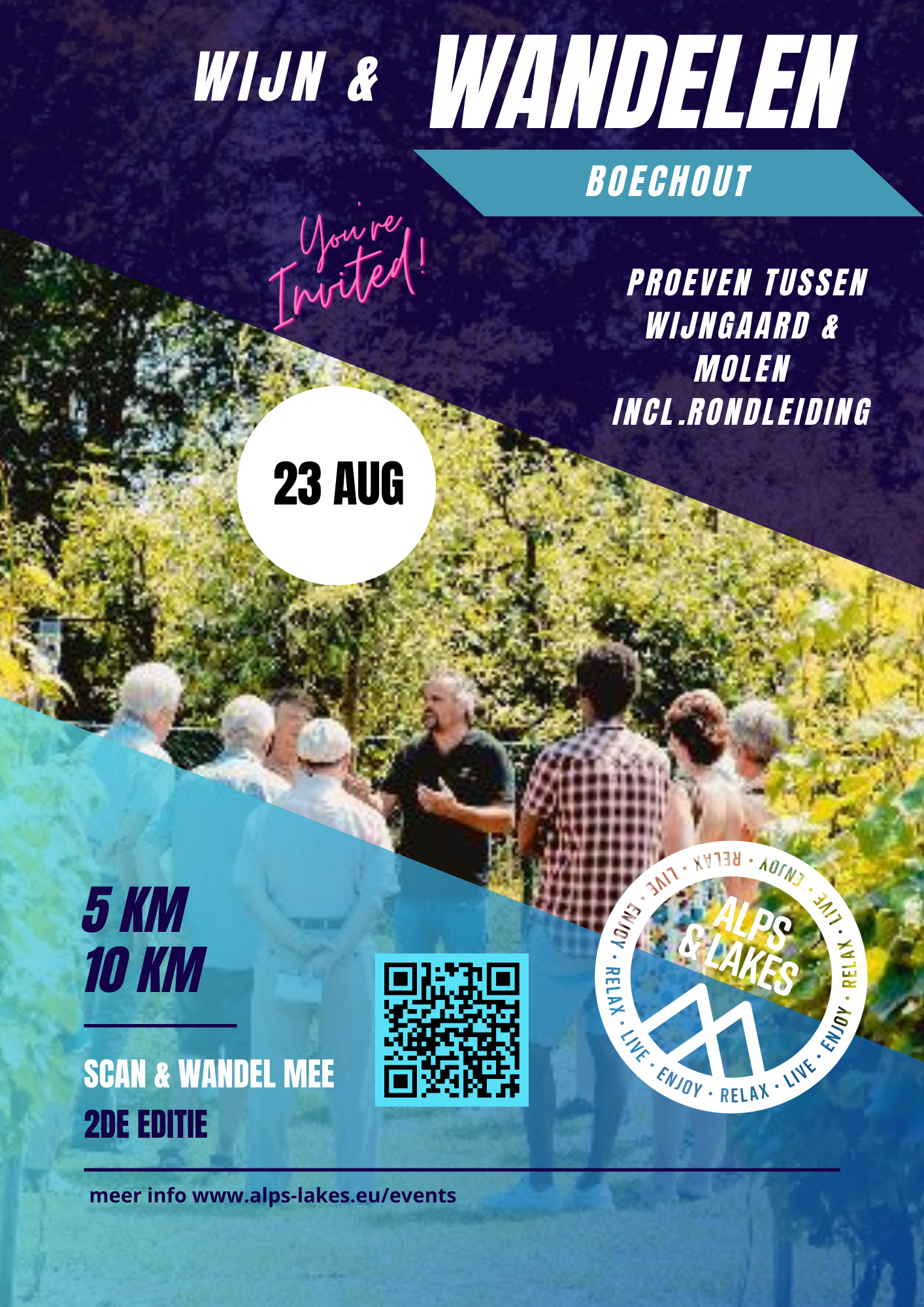 WANDELEN en WIJN in Boechout