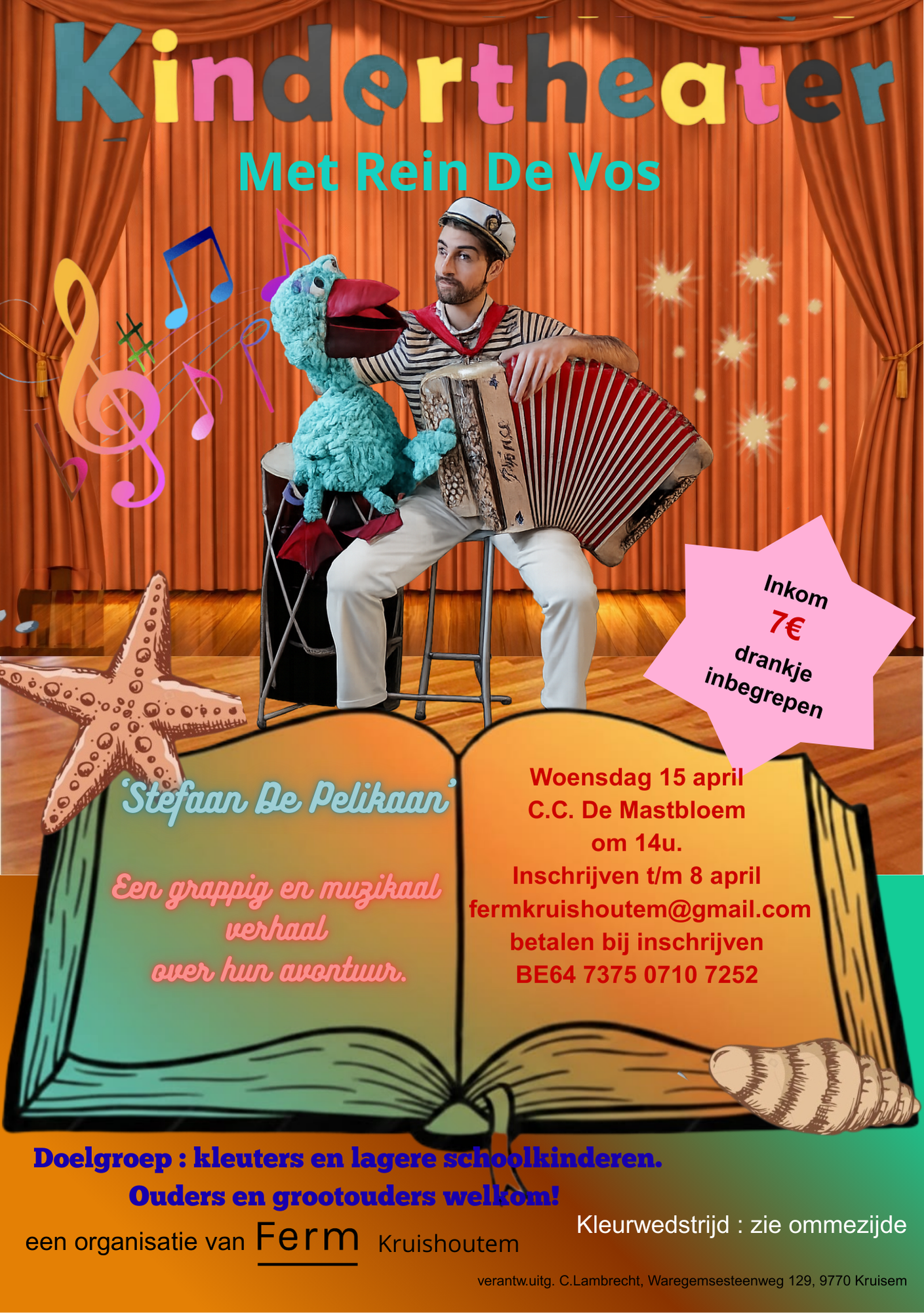 Kindertheater: 'Stefaan de Pelikaan'