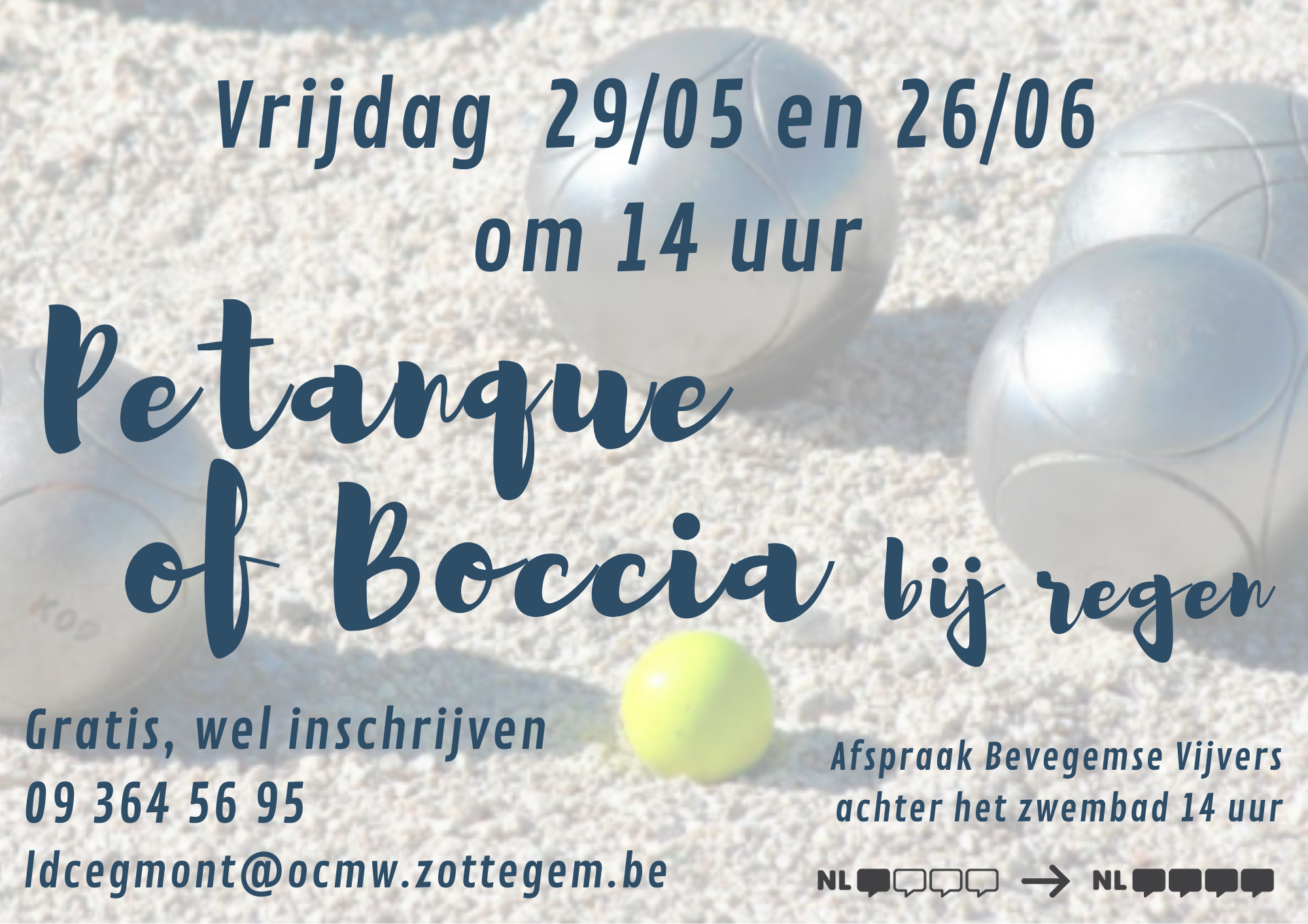 Petanque of Boccia