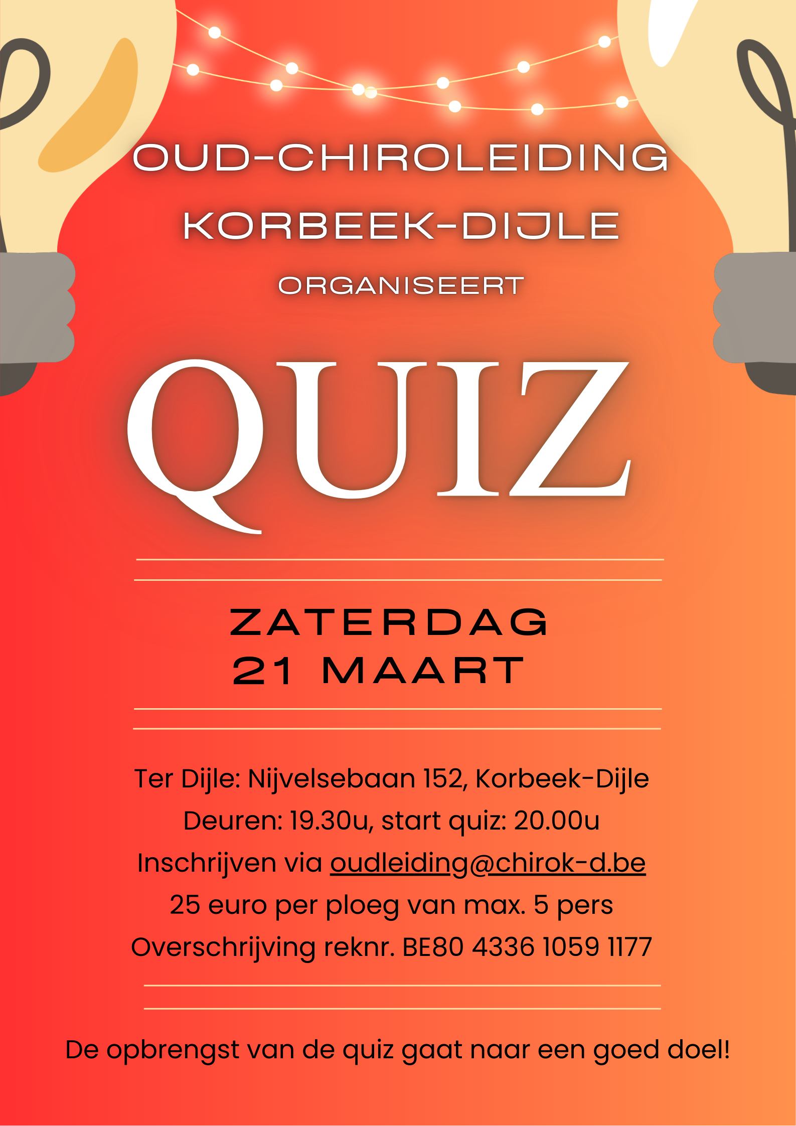 Ploegenquiz Oud-Chiroleiding Korbeek-Dijle