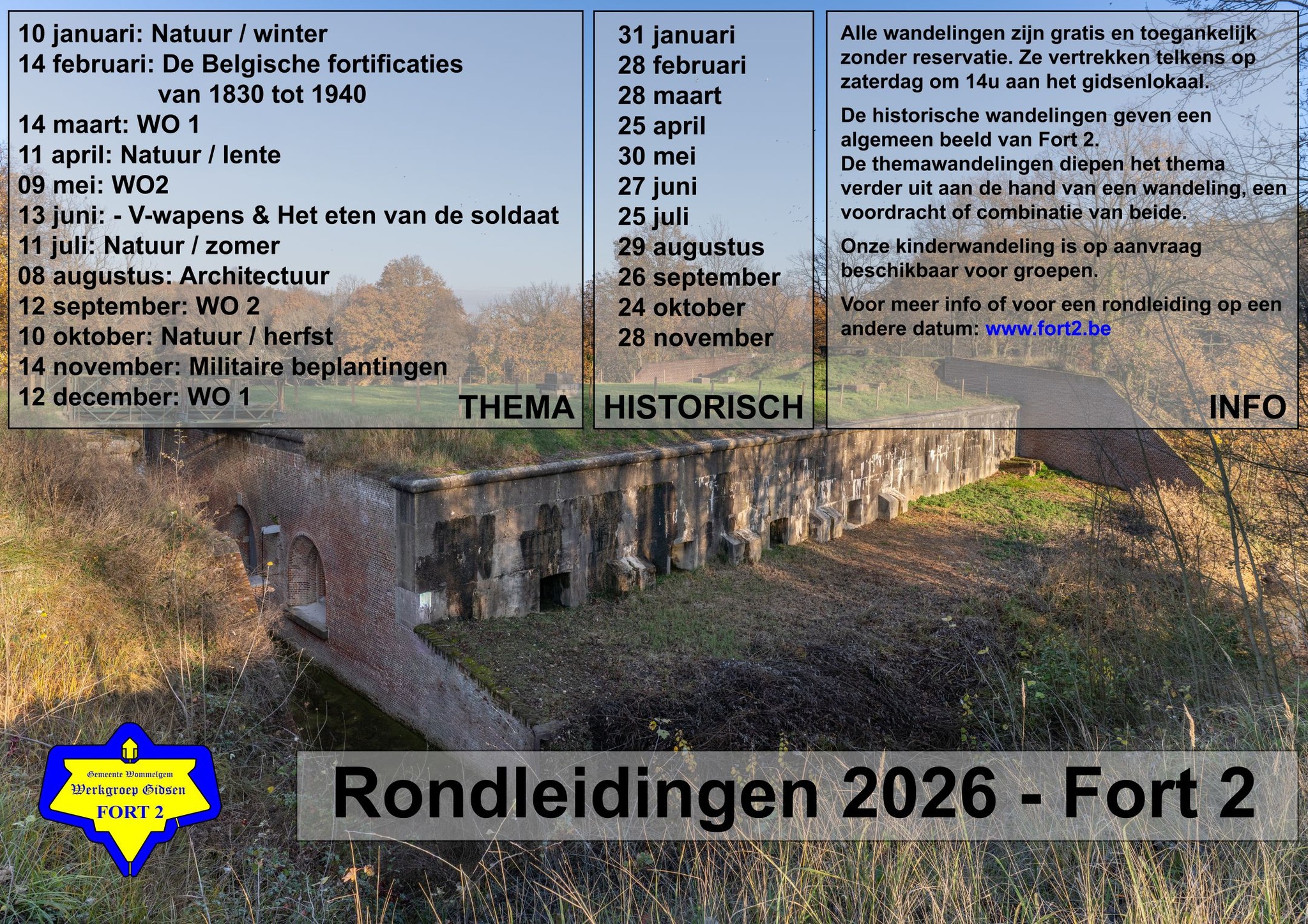 Themawandelingen 2026 Fort2