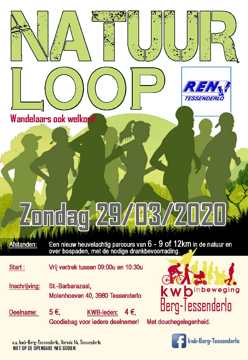 Flyer Natuurloop 2020
