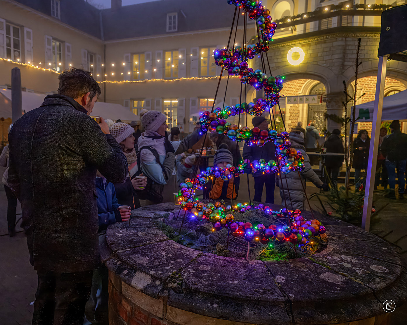 Wintersfeer aan het Kasteel