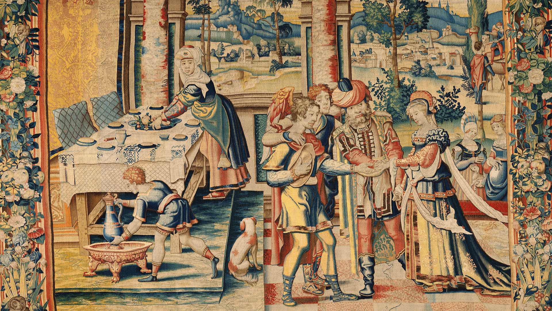 Het huwelijk van Tobias en Sara, collectie: Kasteel van Gaasbeek