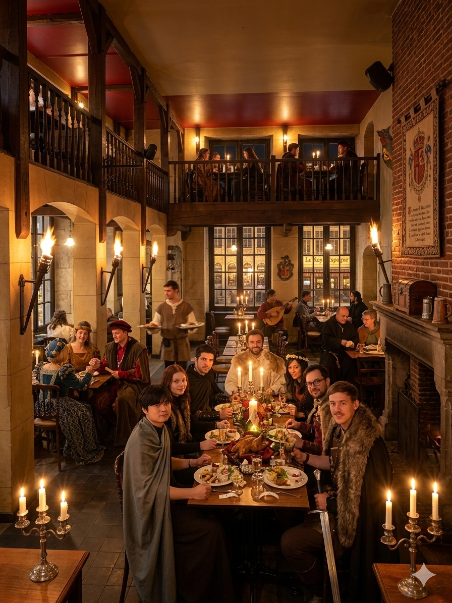 Grand diner Médiéval