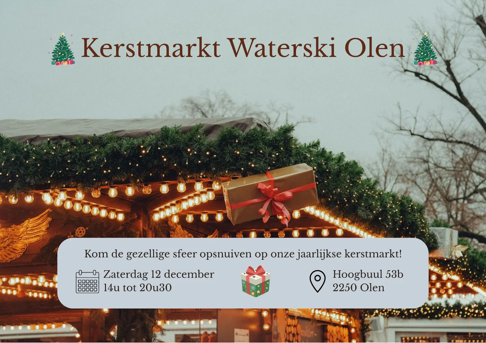 Kerstmarkt Waterski Olen