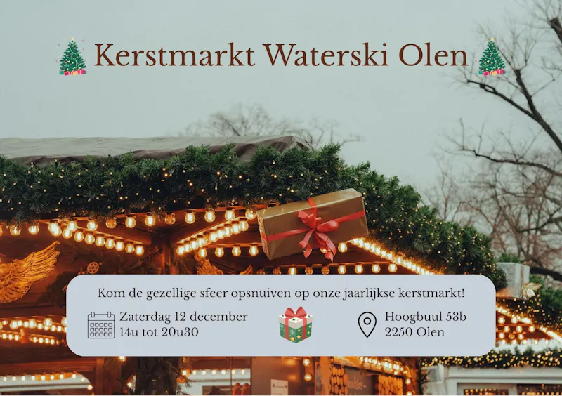 Kerstmarkt Waterski Olen