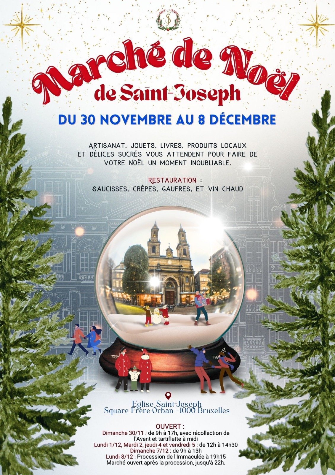 Kerstmarkt van Sint-Jozef