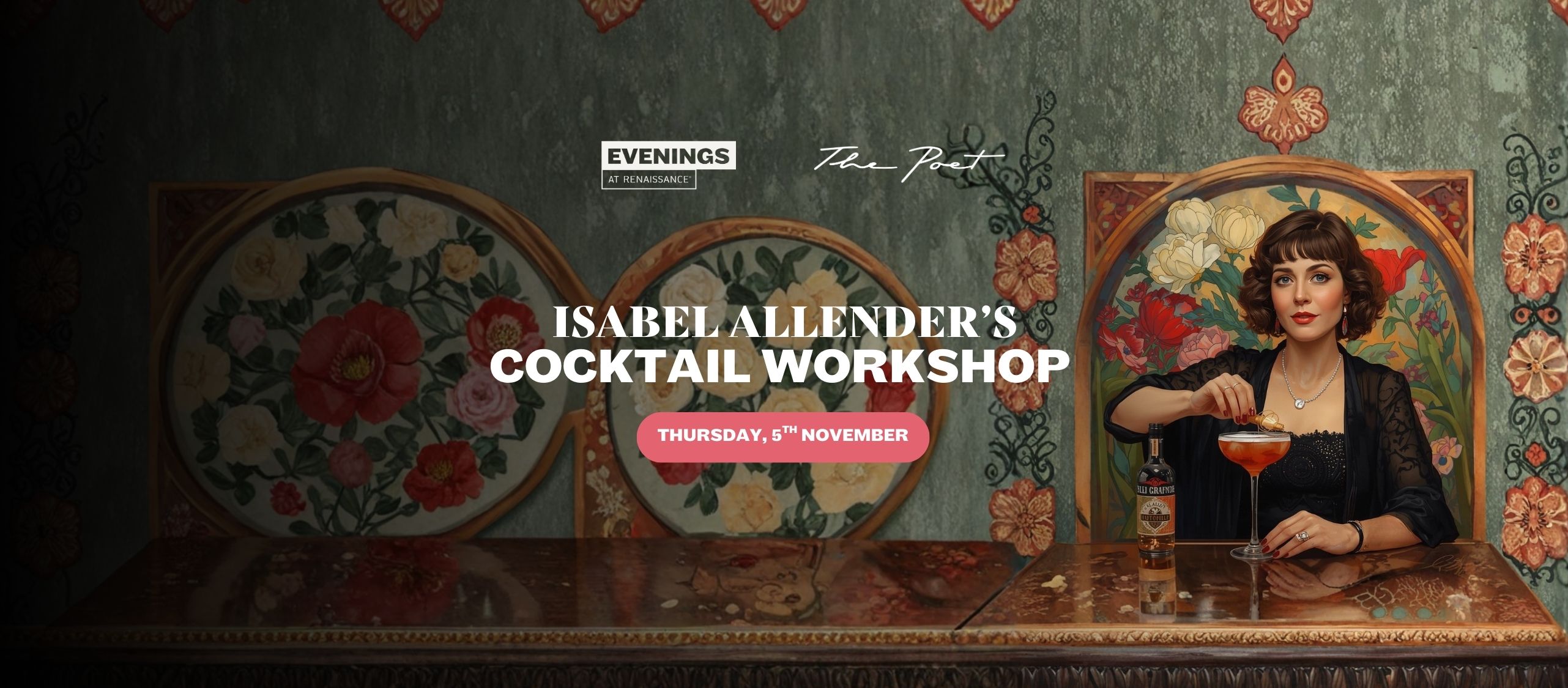 Isabel Allende Cocktail Workshop