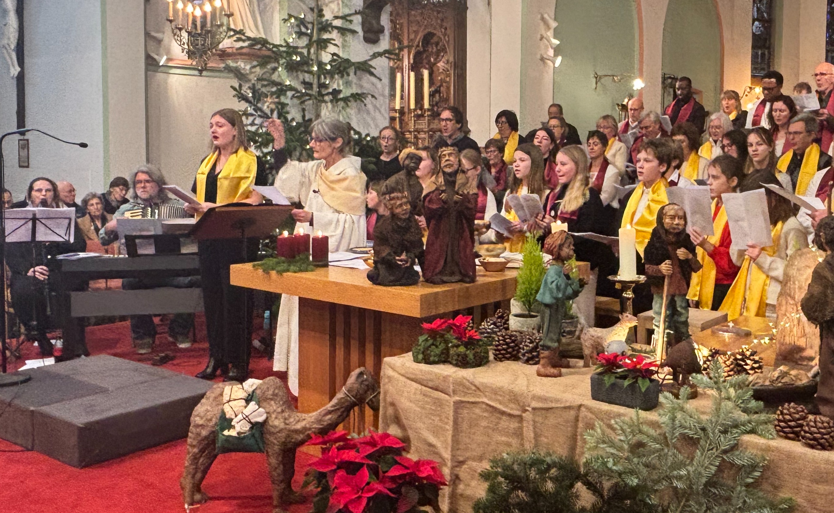 Kerstmis met veel zangers van overal én van alle generaties