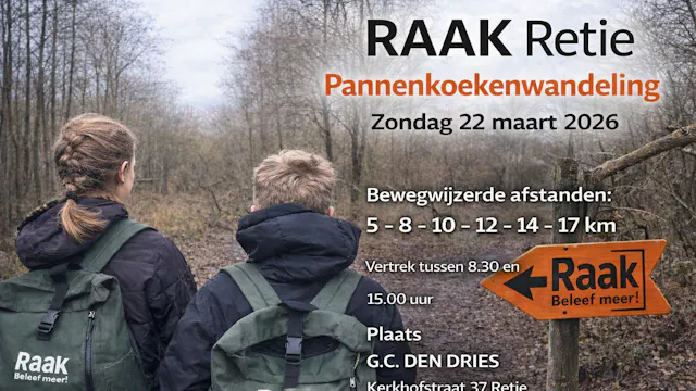 RAAK Retie Pannenkoekenwandeling