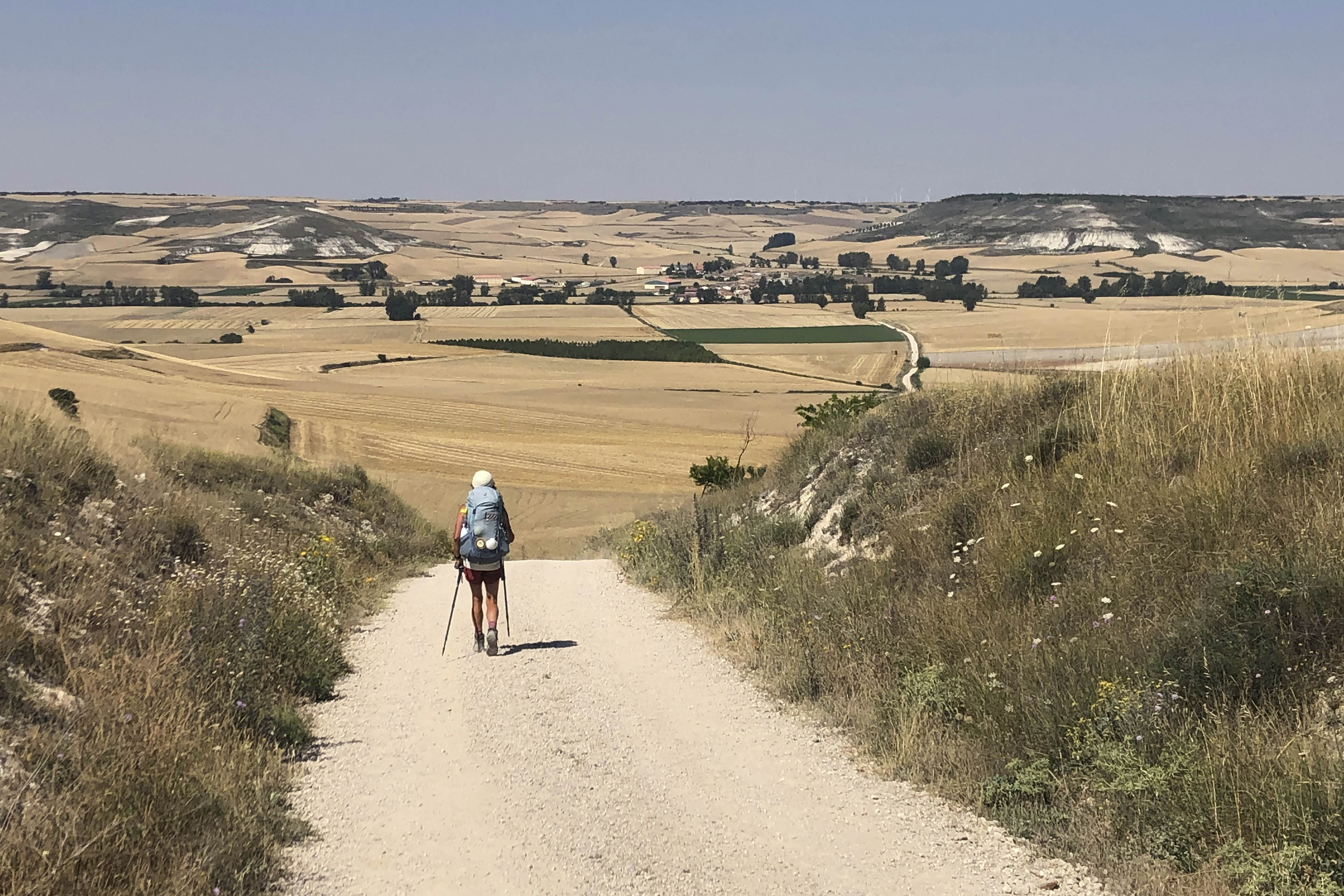 Stappen naar Santiago de Compostela