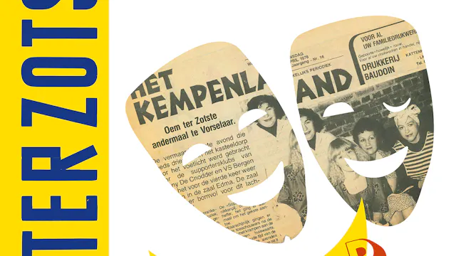 Affiche Bonte Avond 'Oemterzotste retro'