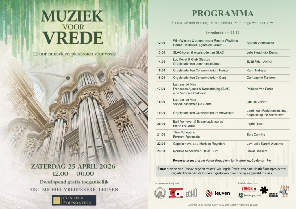 Marathon voor Vrede 2026 Programma