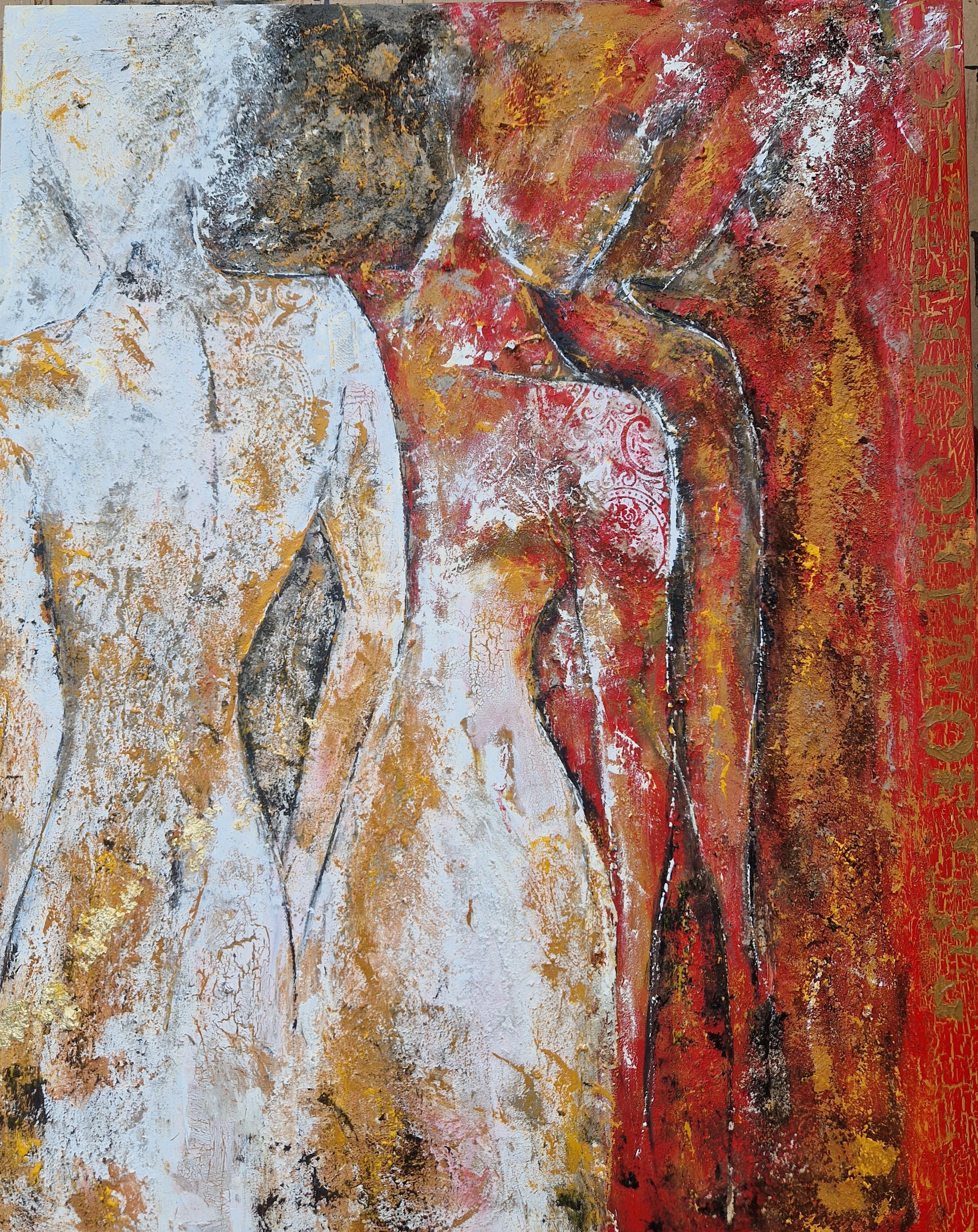 Schilderijen in Mixed media