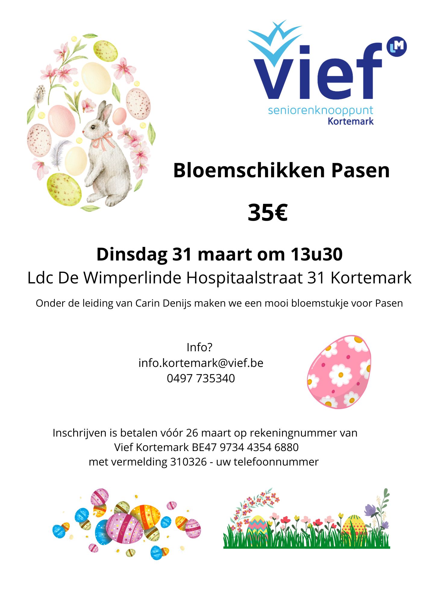 Bloemschikken Pasen