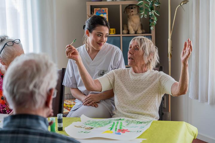Sien Eggers op de set van de kortfilm 'Voltooid verleden tijd'. 