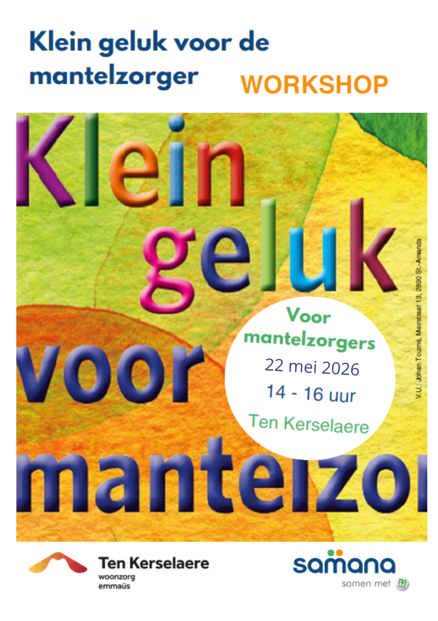 workshop klein geluk voor mantelzorgers