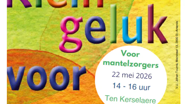 workshop klein geluk voor mantelzorgers