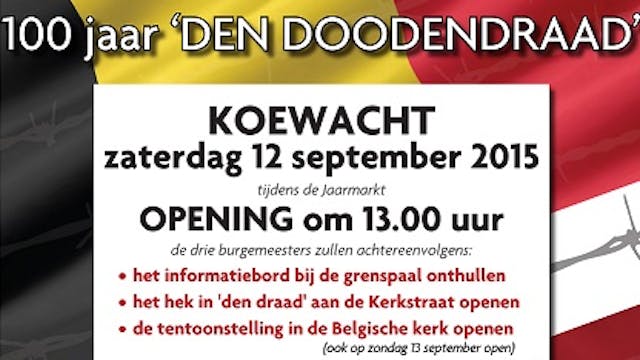 HERDENKING 100 jaar Den Dodendraad
