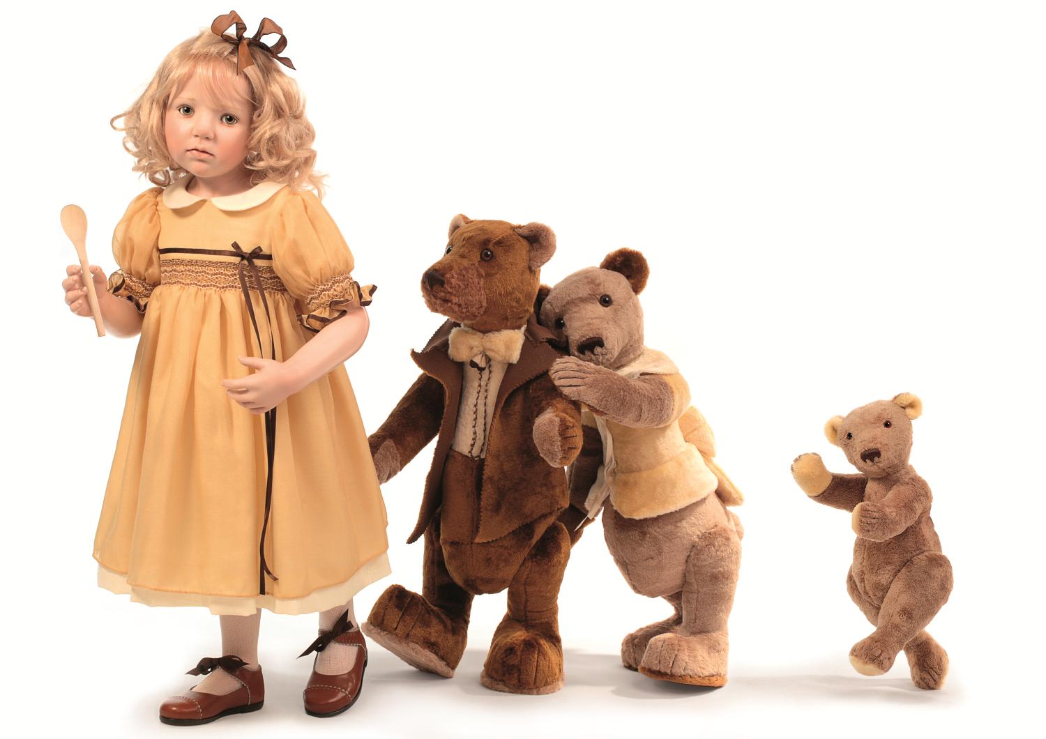 Grote poppen en teddyberenbeurs in Brugge