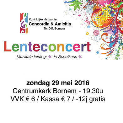 Lenteconcert Concordia et Amicitia Ter Dilft