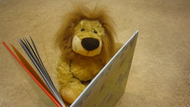 Voorleespret met Leo de Bibliotheekleeuw