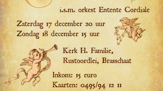Kerstconcert: Bloezette en orkest Entente Cordiale