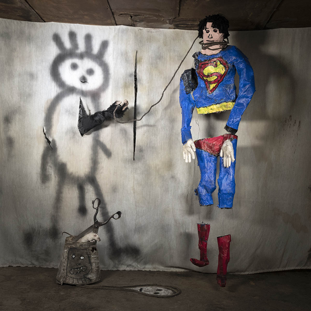 Roger Ballen, Superman, 2028. Copyright Roger Ballen.