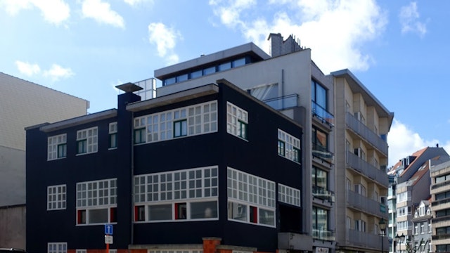 Het "Zwart Huis" in Knokke - woning De Beir van Huib Hoste
