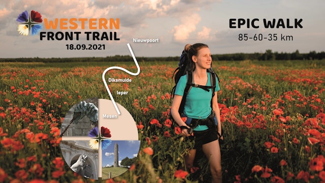 Western Front Trail: Mesen - Nieuwpoort: 85 km