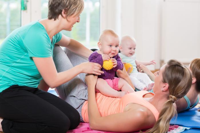 Speelbabbel Workshop Mama en baby Yoga