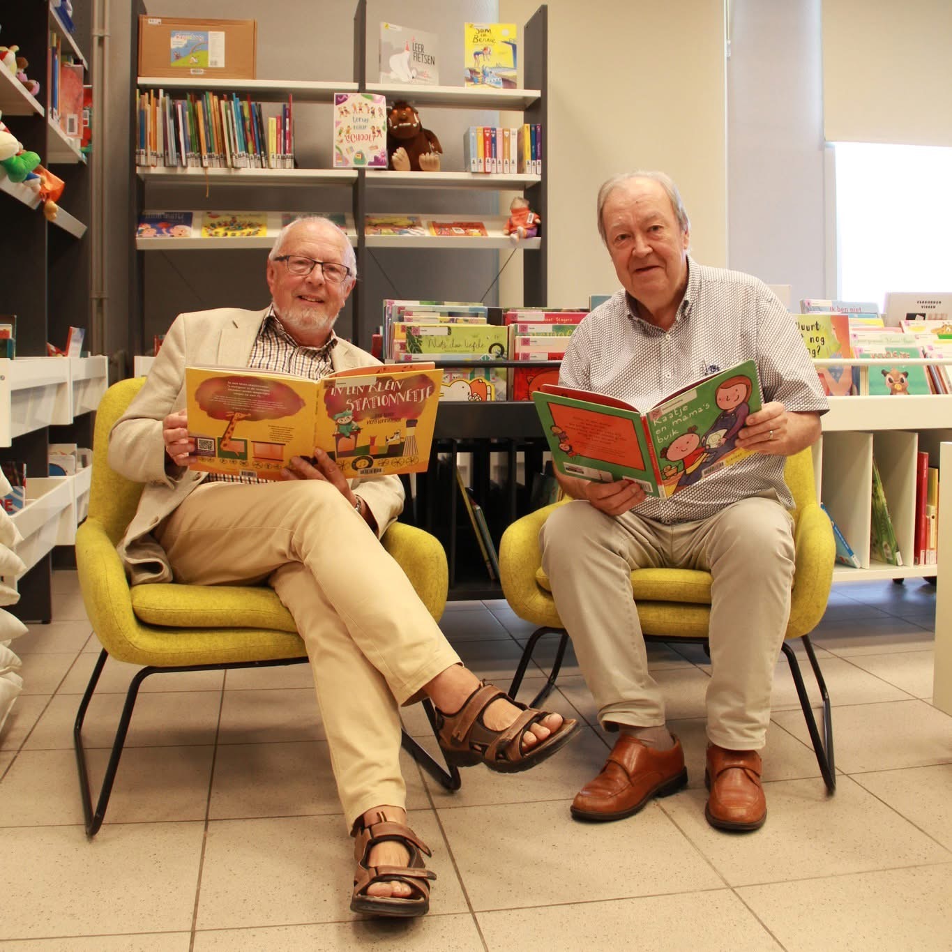 voorleeopa's José en Paul