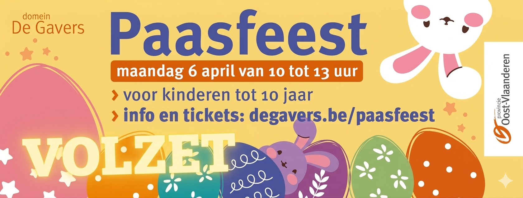 Paasfeest in domein De Gavers in Geraardsbergen - VOLZET!