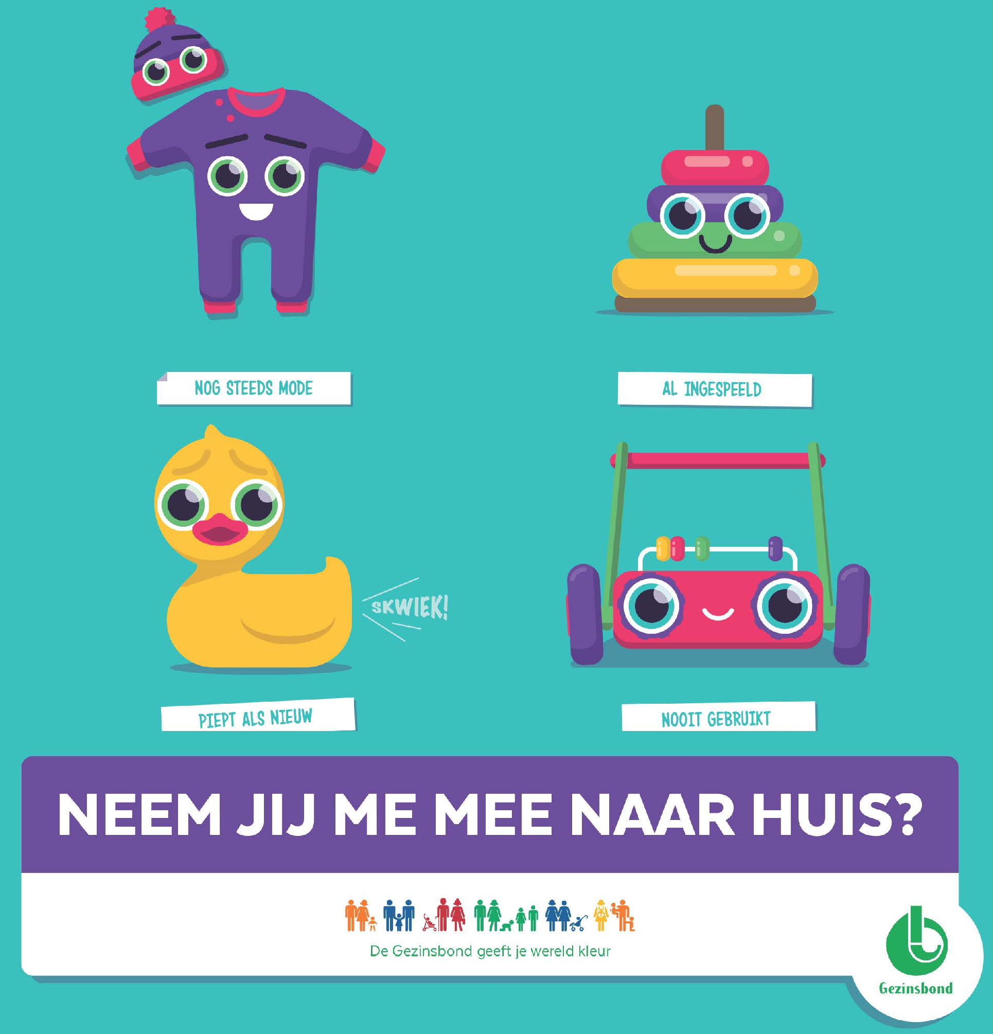 Tweedehandsbeurs Gezinsbond Kemzeke