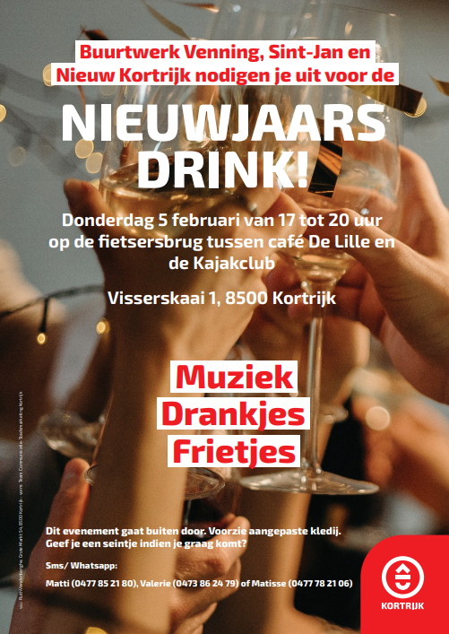 Nieuwjaarsdrink Venning, Sint-Jan, Nieuw Kortrijk