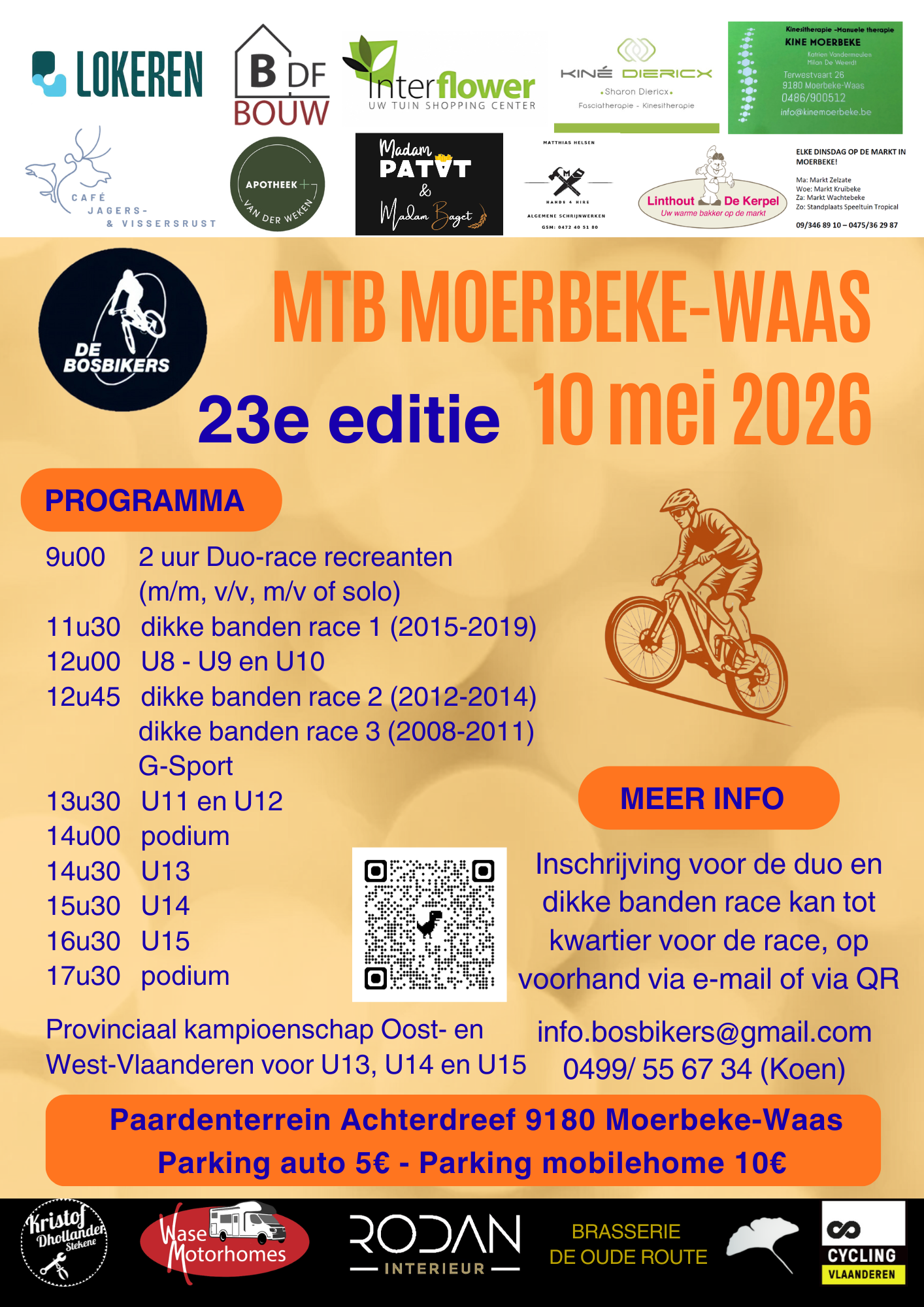 MTB wedstrijd De Bosbikers