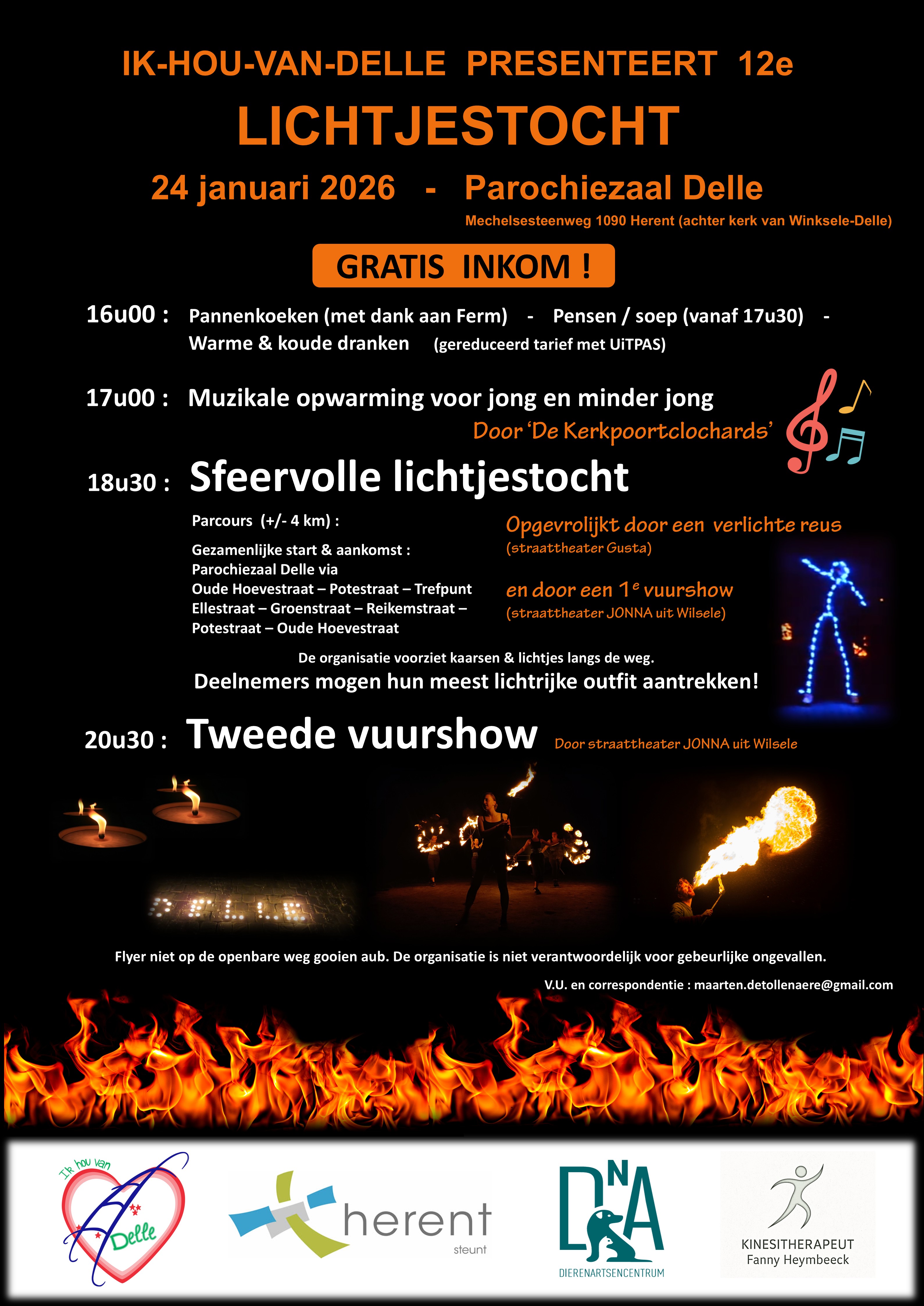 Affiche lichtjestocht