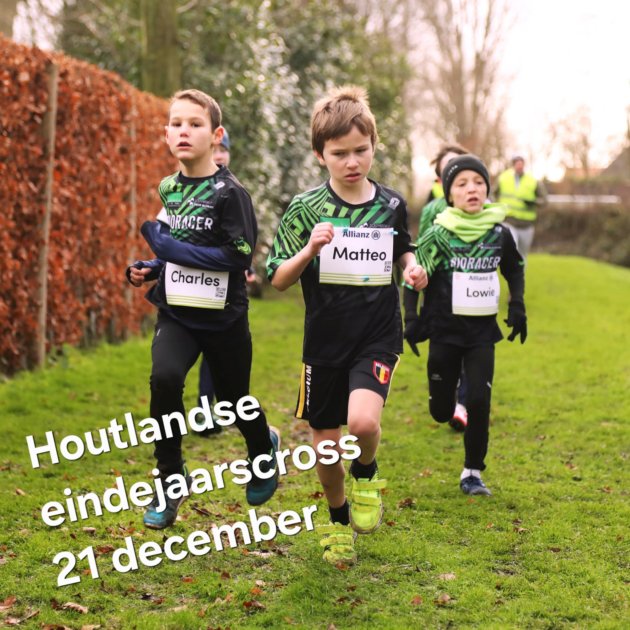 actiefoto tijdens 2e Houtlande Eindejaarscross