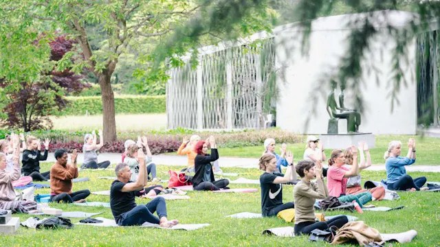 yoga — de kunst van verstilling bij ochtendlicht en avondzon