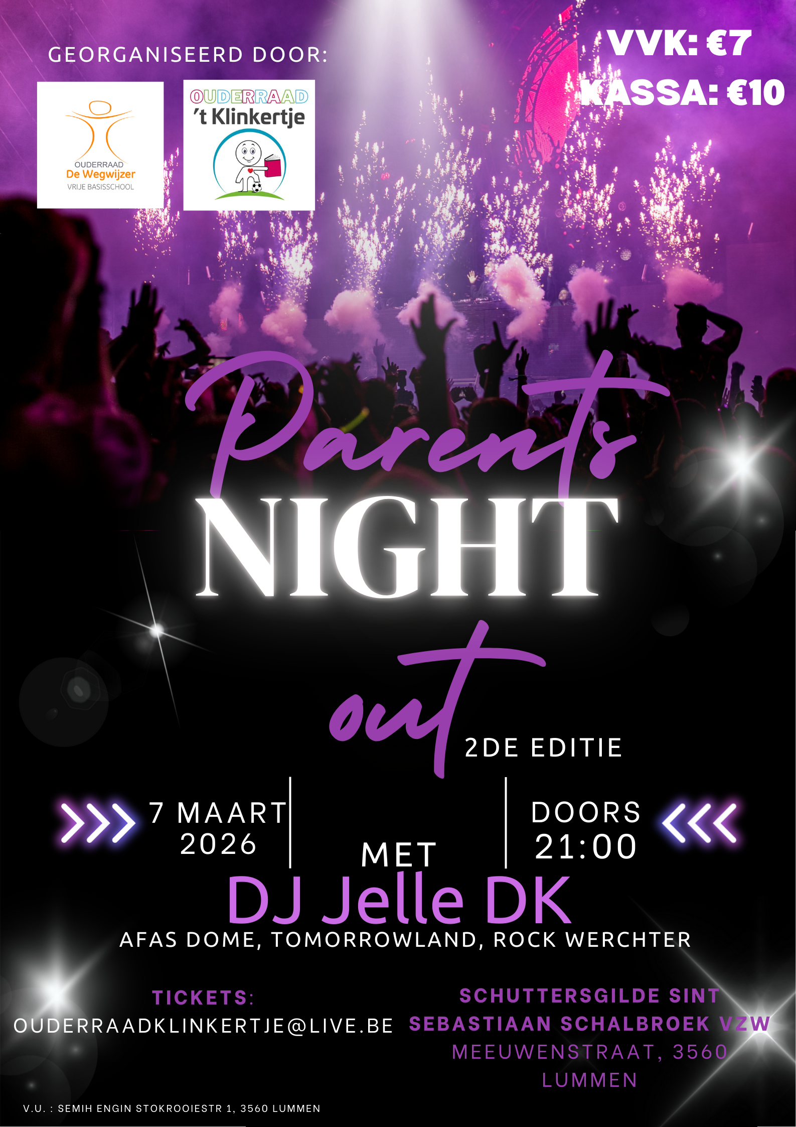 Kom naar onze fuif en maak er een legendarische avond van!