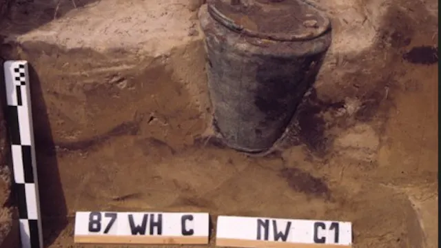 Opgravingen elitegraf Wijshagen 1987