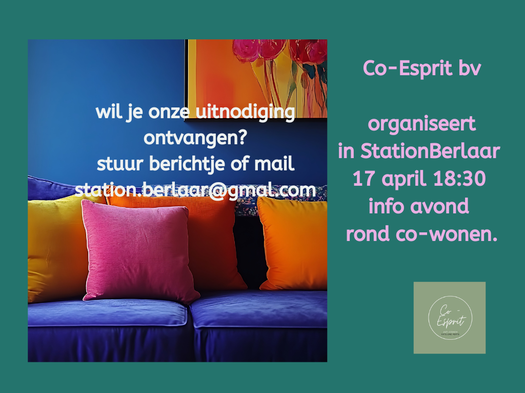 Info moment rond co-housing versus co-wonen