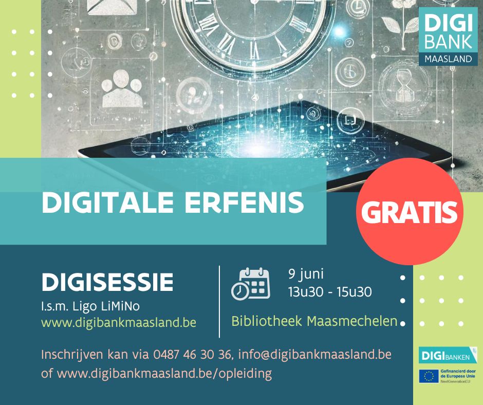 Digisessie: Digitale erfenis
