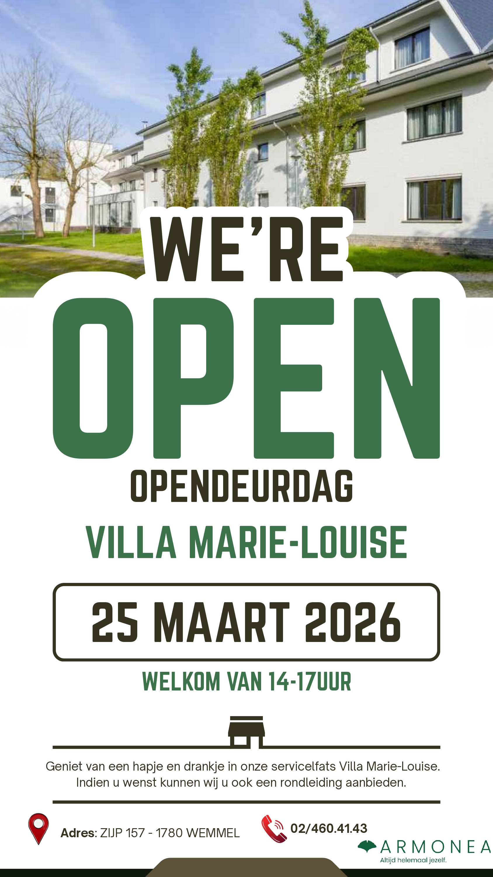 Opendeurdag Service Flats Villa Marie-Louise