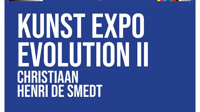Kunst Expo Evolution II poster en Invitation Vernissage