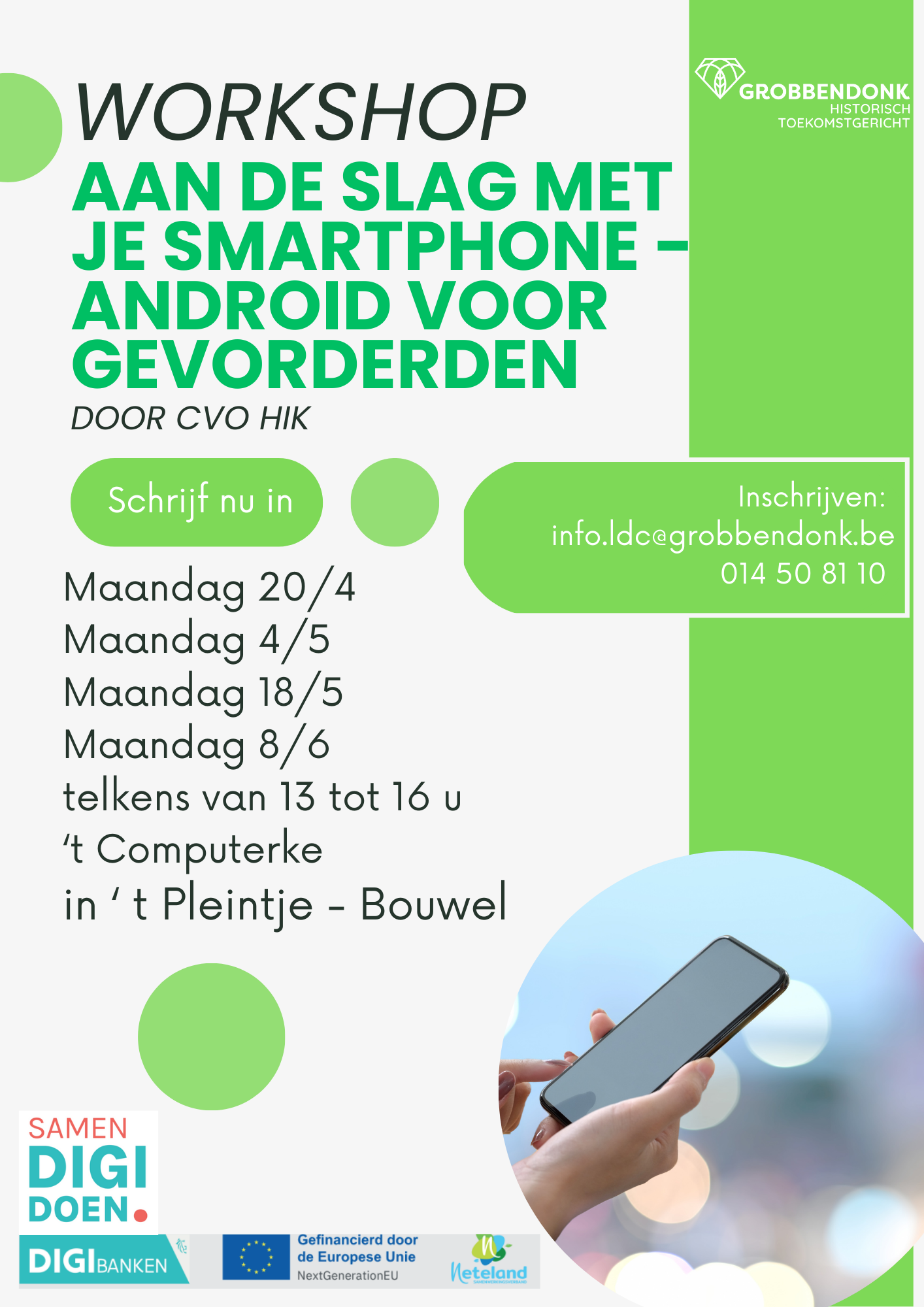 Aan de slag met je smartphone